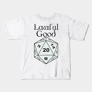 Lawful Good Alignment Kids T-Shirt